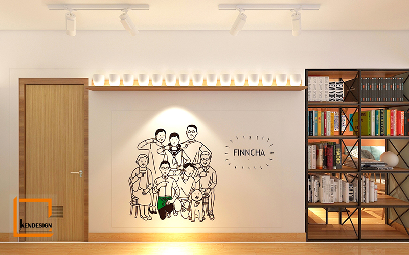 Thiết kế quán trà sữa Finncha 